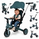 JOKO Detský bicykel, trojkolka, odrážadlo Tiny Bike 5v1, zelená