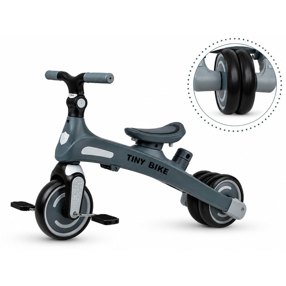 JOKO Detský bicykel, trojkolka, odrážadlo Tiny Bike 5v1, zelená