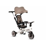 JOKO Detský bicykel, trojkolka, odrážadlo Tiny Bike 5v1, béžová