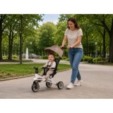 JOKO Detský bicykel, trojkolka, odrážadlo Tiny Bike 5v1, béžová