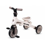 JOKO Detský bicykel, trojkolka, odrážadlo Tiny Bike 5v1, béžová