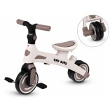 JOKO Detský bicykel, trojkolka, odrážadlo Tiny Bike 5v1, béžová