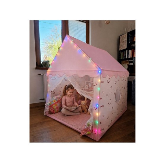 Pastel Dream Playhouse for Girls – Play Tent 120×100×130cm ZA6156