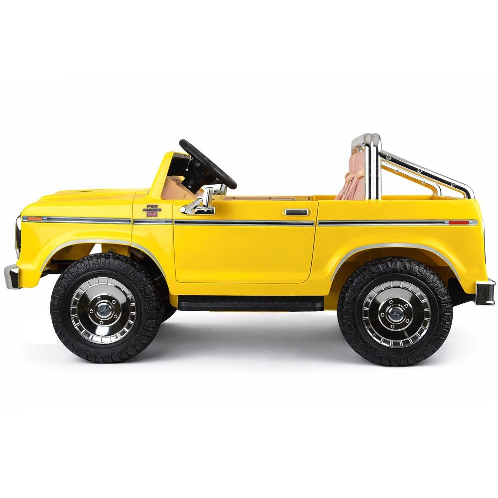 JOKO Elektrické autíčko Ford Bronco Pickup Classic 4X4 24V, Dvojmiestne kožené sedadlo, penové kolesá, FM rádio, nosnosť 60kg, ž