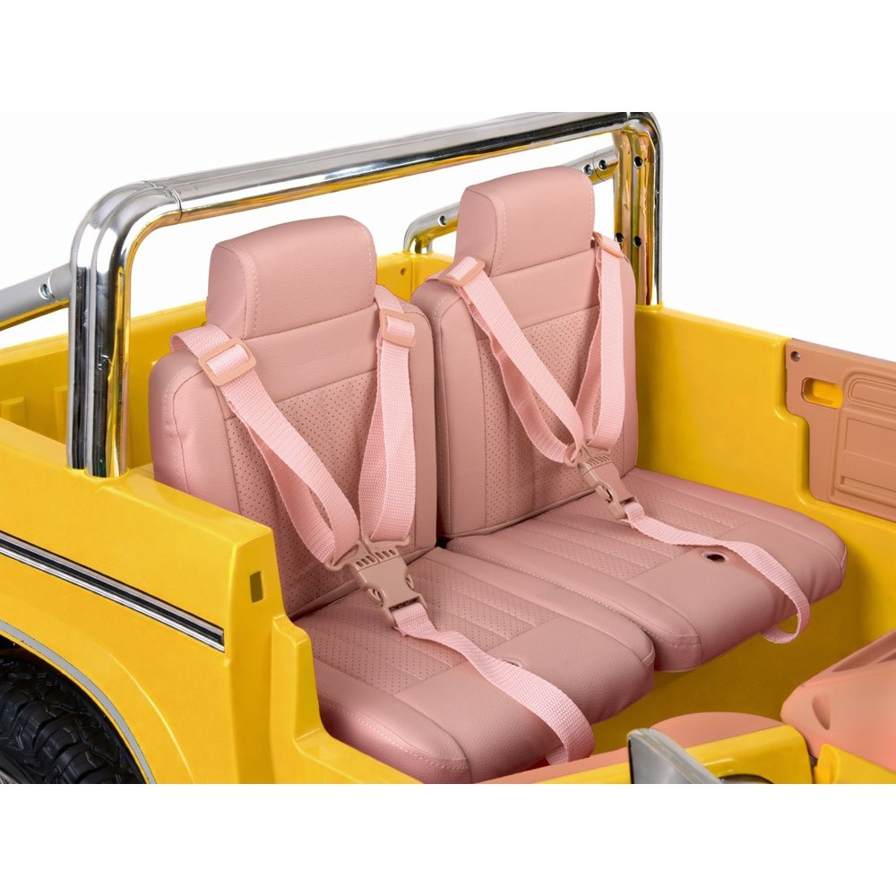 JOKO Elektrické autíčko Ford Bronco Pickup Classic 4X4 24V, Dvojmiestne kožené sedadlo, penové kolesá, FM rádio, nosnosť 60kg, ž