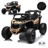 JOKO Elektrické Autíčko Buggy 4x200W 24V, kožené sedadlo, penové kolesá, béžové