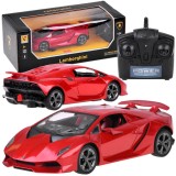 JOKO RC Autíčko Lamborghini so svetlom, na diaľkové olvádanie, červené