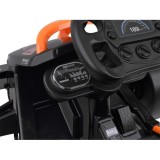 JOKO Elektrické autíčko Formula E McLaren NEOM, penové kolesá, kožené sedadlo, čierna