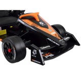 JOKO Elektrické autíčko Formula E McLaren NEOM, penové kolesá, kožené sedadlo, čierna