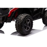 JOKO Elektrické autíčko Buggy OBSERVER 4x200W, penové kolesá, Dvojmiestne kožené sedadlo, nosnosť 60kg, červené
