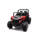 JOKO Elektrické autíčko Buggy OBSERVER 4x200W, penové kolesá, Dvojmiestne kožené sedadlo, nosnosť 60kg, červené