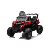 JOKO Elektrické autíčko Buggy OBSERVER 4x200W, penové kolesá, Dvojmiestne kožené sedadlo, nosnosť 60kg, červené