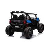 JOKO Elektrické autíčko Buggy OBSERVER 4x200W, penové kolesá, Dvojmiestne kožené sedadlo, nosnosť 60kg, modré