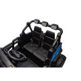 JOKO Elektrické autíčko Buggy OBSERVER 4x200W, penové kolesá, Dvojmiestne kožené sedadlo, nosnosť 60kg, modré