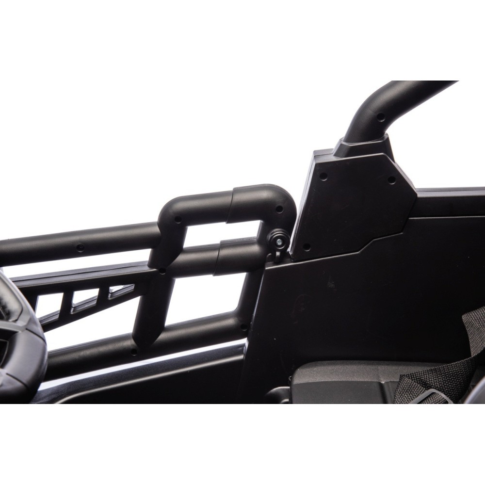 JOKO Elektrické autíčko Buggy OBSERVER 4x200W, penové kolesá, Dvojmiestne kožené sedadlo, nosnosť 60kg, modré