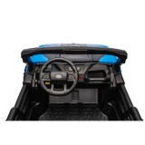 JOKO Elektrické autíčko Buggy OBSERVER 4x200W, penové kolesá, Dvojmiestne kožené sedadlo, nosnosť 60kg, modré