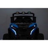 JOKO Elektrické autíčko Buggy OBSERVER 4x200W, penové kolesá, Dvojmiestne kožené sedadlo, nosnosť 60kg, modré