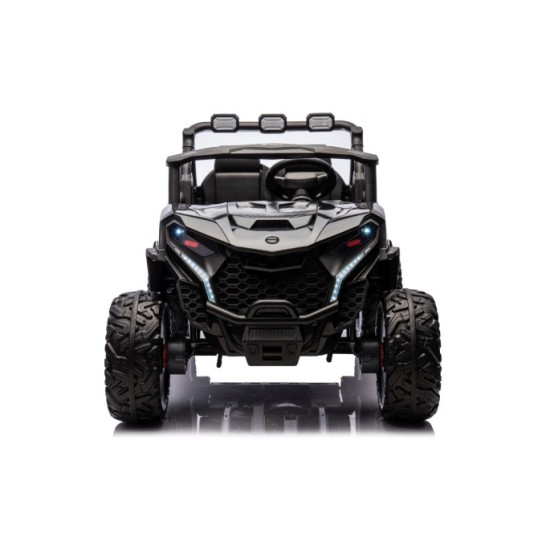 JOKO Elektrické autíčko Buggy OBSERVER 4x200W, penové kolesá, Dvojmiestne kožené sedadlo, nosnosť 60kg, čierne