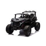 JOKO Elektrické autíčko Buggy OBSERVER 4x200W, penové kolesá, Dvojmiestne kožené sedadlo, nosnosť 60kg, čierne