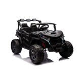 JOKO Elektrické autíčko Buggy OBSERVER 4x200W, penové kolesá, Dvojmiestne kožené sedadlo, nosnosť 60kg, čierne