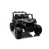 JOKO Elektrické autíčko Buggy OBSERVER 4x200W, penové kolesá, Dvojmiestne kožené sedadlo, nosnosť 60kg, čierne