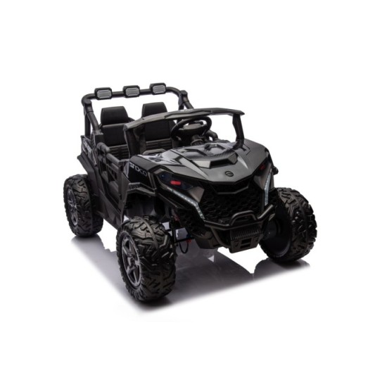 JOKO Elektrické autíčko Buggy OBSERVER 4x200W, penové kolesá, Dvojmiestne kožené sedadlo, nosnosť 60kg, čierne