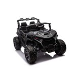 JOKO Elektrické autíčko Buggy OBSERVER 4x200W, penové kolesá, Dvojmiestne kožené sedadlo, nosnosť 60kg, čierne