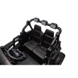 JOKO Elektrické autíčko Buggy OBSERVER 4x200W, penové kolesá, Dvojmiestne kožené sedadlo, nosnosť 60kg, čierne