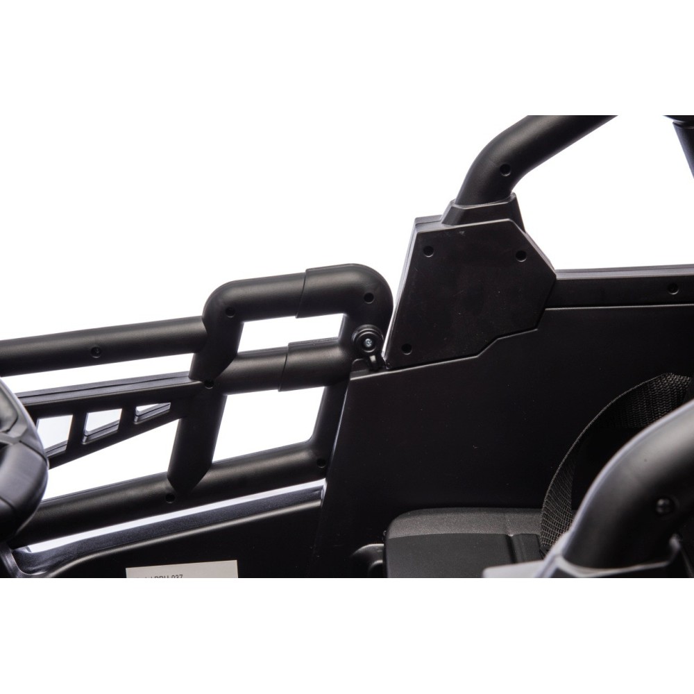 JOKO Elektrické autíčko Buggy OBSERVER 4x200W, penové kolesá, Dvojmiestne kožené sedadlo, nosnosť 60kg, čierne