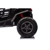 JOKO Elektrické autíčko Buggy OBSERVER 4x200W, penové kolesá, Dvojmiestne kožené sedadlo, nosnosť 60kg, čierne