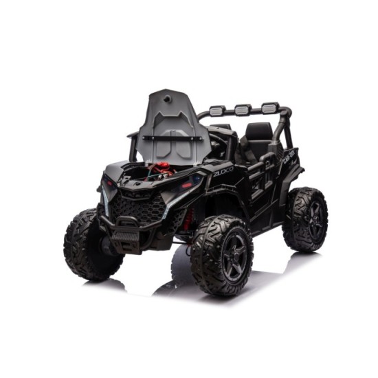 JOKO Elektrické autíčko Buggy OBSERVER 4x200W, penové kolesá, Dvojmiestne kožené sedadlo, nosnosť 60kg, čierne