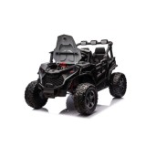 JOKO Elektrické autíčko Buggy OBSERVER 4x200W, penové kolesá, Dvojmiestne kožené sedadlo, nosnosť 60kg, čierne