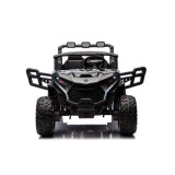 JOKO Elektrické autíčko Buggy OBSERVER 4x200W, penové kolesá, Dvojmiestne kožené sedadlo, nosnosť 60kg, čierne