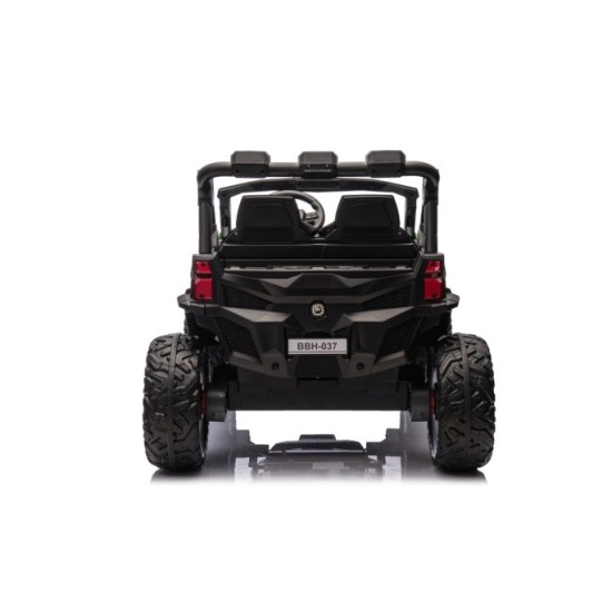 JOKO Elektrické autíčko Buggy OBSERVER 4x200W, penové kolesá, Dvojmiestne kožené sedadlo, nosnosť 60kg, zelené