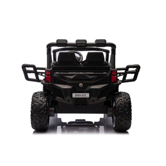JOKO Elektrické autíčko Buggy OBSERVER 4x200W, penové kolesá, Dvojmiestne kožené sedadlo, nosnosť 60kg, zelené