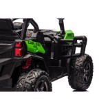 JOKO Elektrické autíčko Buggy OBSERVER 4x200W, penové kolesá, Dvojmiestne kožené sedadlo, nosnosť 60kg, zelené