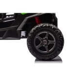 JOKO Elektrické autíčko Buggy OBSERVER 4x200W, penové kolesá, Dvojmiestne kožené sedadlo, nosnosť 60kg, zelené