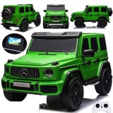 JOKO Elektrické Autíčko Mercedes G 63 AMG Class 4x4 200W s LCD Displejom, DVOJMIESTNE kožené sedadlo, Nosnosť 80kg, FM rádio, ze