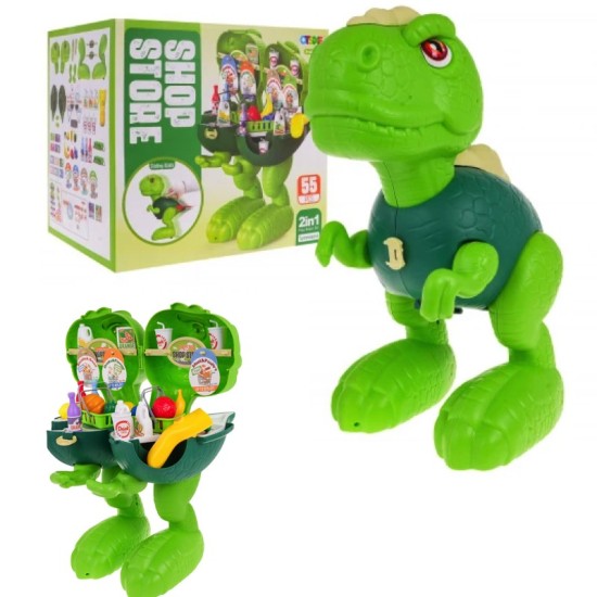JOKO Detský Obchod Dinosaurus Tyranosaurus 55ks 2v1