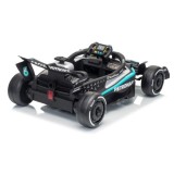 JOKO Elektrické autíčko Formula AMG PETRONAS F1 Mercedes-Benz, kožené sedadlo, penové kolesá, čierne