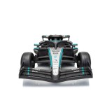 JOKO Elektrické autíčko Formula AMG PETRONAS F1 Mercedes-Benz, kožené sedadlo, penové kolesá, čierne