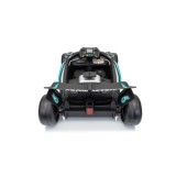 JOKO Elektrické autíčko Formula AMG PETRONAS F1 Mercedes-Benz, kožené sedadlo, penové kolesá, čierne