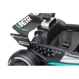 JOKO Elektrické autíčko Formula AMG PETRONAS F1 Mercedes-Benz, kožené sedadlo, penové kolesá, čierne