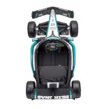 JOKO Elektrické autíčko Formula AMG PETRONAS F1 Mercedes-Benz, kožené sedadlo, penové kolesá, čierne