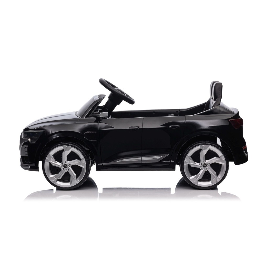 JOKO Elektrické autíčko Audi SQ8 4x4, penové kolesá, kožené sedadlo, čierne