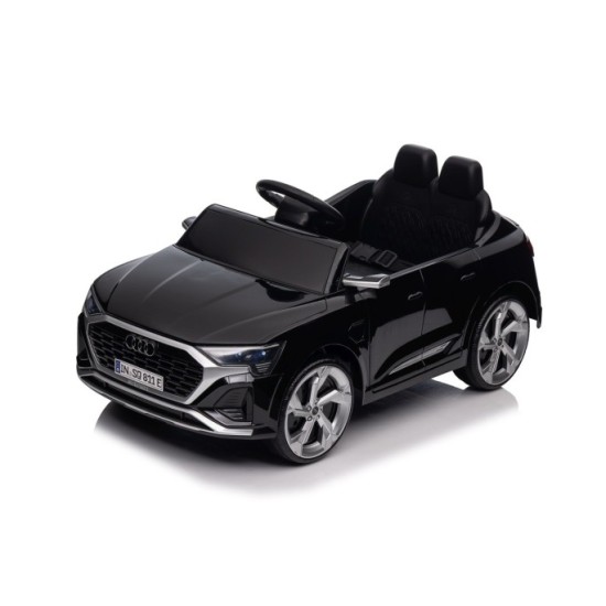 JOKO Elektrické autíčko Audi SQ8 4x4, penové kolesá, kožené sedadlo, čierne