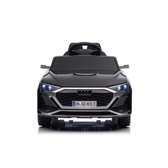 JOKO Elektrické autíčko Audi SQ8 4x4, penové kolesá, kožené sedadlo, čierne
