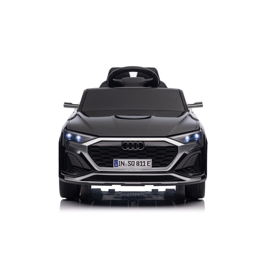 JOKO Elektrické autíčko Audi SQ8 4x4, penové kolesá, kožené sedadlo, čierne