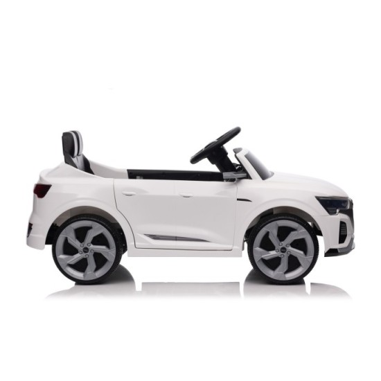 JOKO Elektrické autíčko Audi SQ8 4x4, penové kolesá, kožené sedadlo, biele