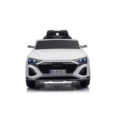 JOKO Elektrické autíčko Audi SQ8 4x4, penové kolesá, kožené sedadlo, biele